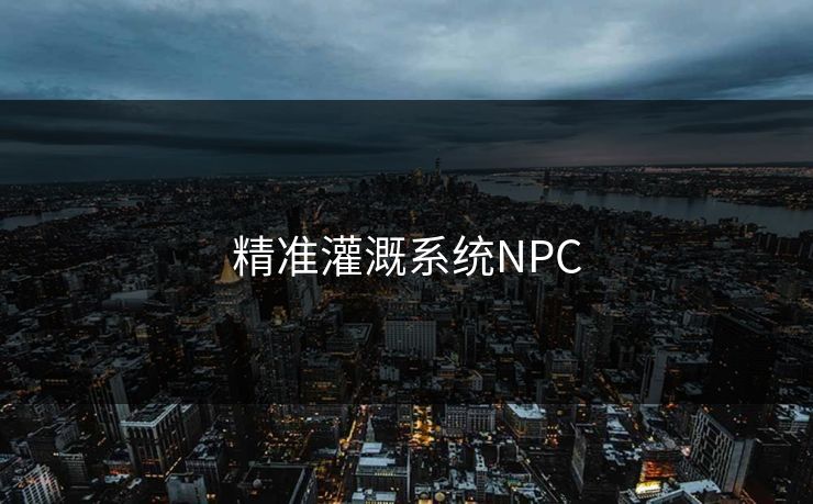 精准灌溉系统NPC